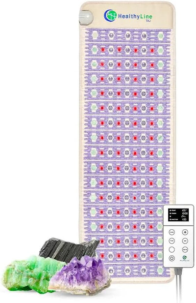 HealthyLine TAJ Far Infrared Heating Mat, Full Body 72 x 24 Inch with Amethyst, Jade and Tourmaline