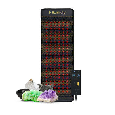 HealthyLine Jet Series PEMF Far Infrared Heating Mat with Red Light and Five Natural Gemstones