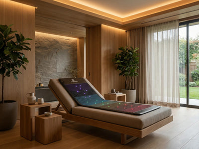 Protocol4 The Ultimate PEMF Mat (FUL-8120), 190 x 80 cm with Six PEMF Coils, Infrared Heat and Seven Gemstones