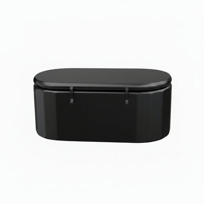 Endeavor XL Inflatable Cold Plunge Tub, 150 Gallon Oval, Chiller Compatible, Black