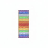HealthyLine Rainbow Chakra Series PEMF Far Infrared Heating Mat with Seven Chakra Gemstones