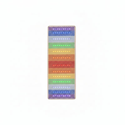 HealthyLine Rainbow Chakra Series PEMF Far Infrared Heating Mat with Seven Chakra Gemstones