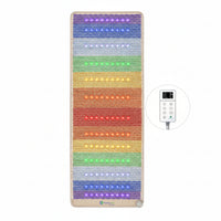 HealthyLine Rainbow Chakra Series PEMF Far Infrared Heating Mat with Seven Chakra Gemstones