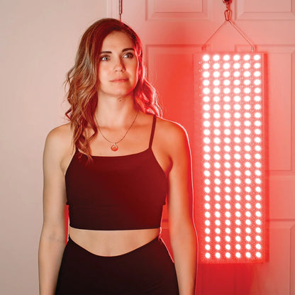 Mitomega 2.0 Red Light Therapy Panel with 300 LEDs, 660nm Red and 850nm Near-Infrared Light