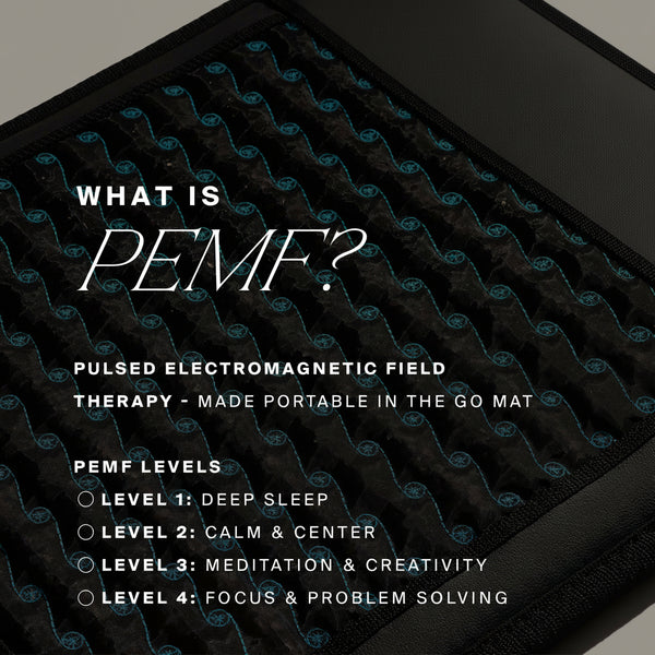 HigherDOSE Infrared PEMF Go Mat, Compact 50 x 100 cm with Far Infrared Heat and 4 PEMF Levels