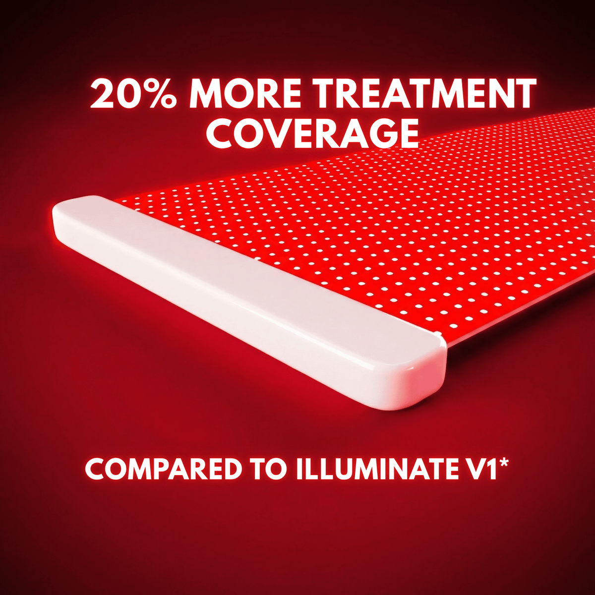 Lumara Illuminate Red V2 Red Light Therapy Panel, Thin and Flexible, 660nm