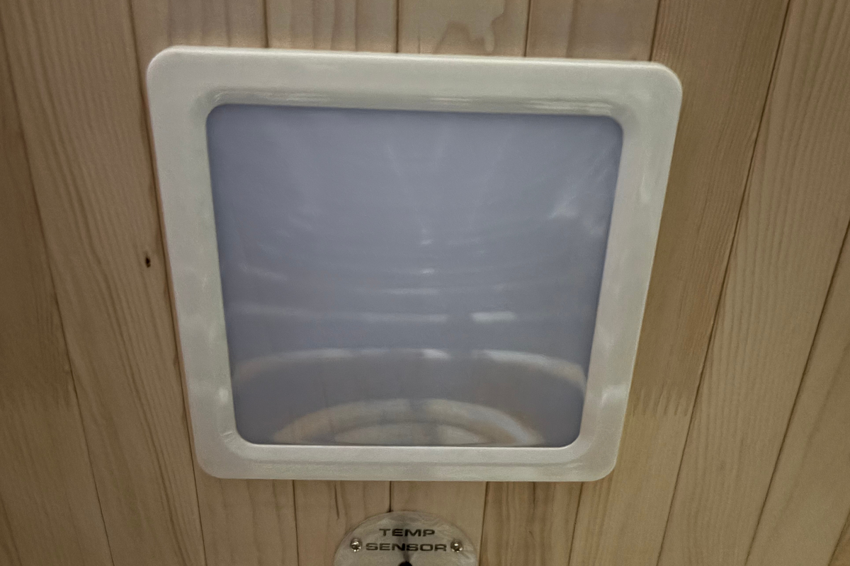 Blisspod Malmo 2-Person Infrared Sauna with Red Light Panel, 5 Carbon Heaters and LED Color Lighting