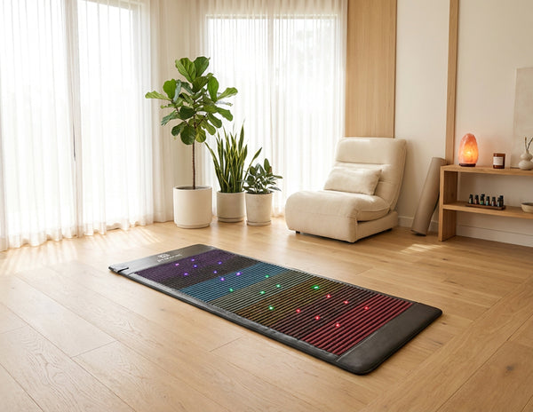 Protocol4 The Ultimate PEMF Mat (FUL-8120), 190 x 80 cm with Six PEMF Coils, Infrared Heat and Seven Gemstones