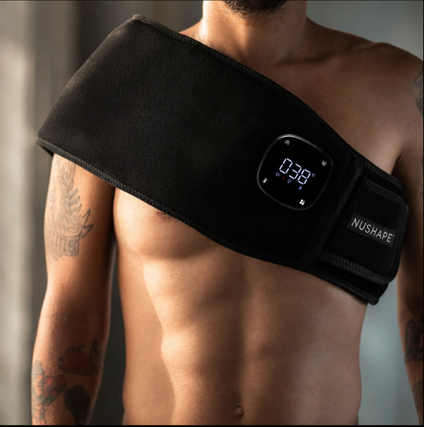 Nushape The Therapy Wrap Pulse, Wearable PEMF, Infrared Heat and Red and Near-Infrared Light Wrap