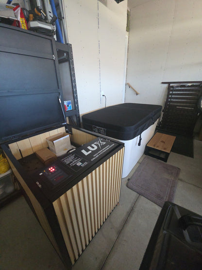 RevX X Tub Acrylic Cold Plunge with LUX 1.5 HP Chiller and Filtration System