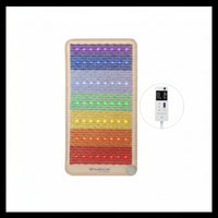 HealthyLine Rainbow Chakra Series PEMF Far Infrared Heating Mat with Seven Chakra Gemstones