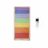 HealthyLine Rainbow Chakra Series PEMF Far Infrared Heating Mat with Seven Chakra Gemstones