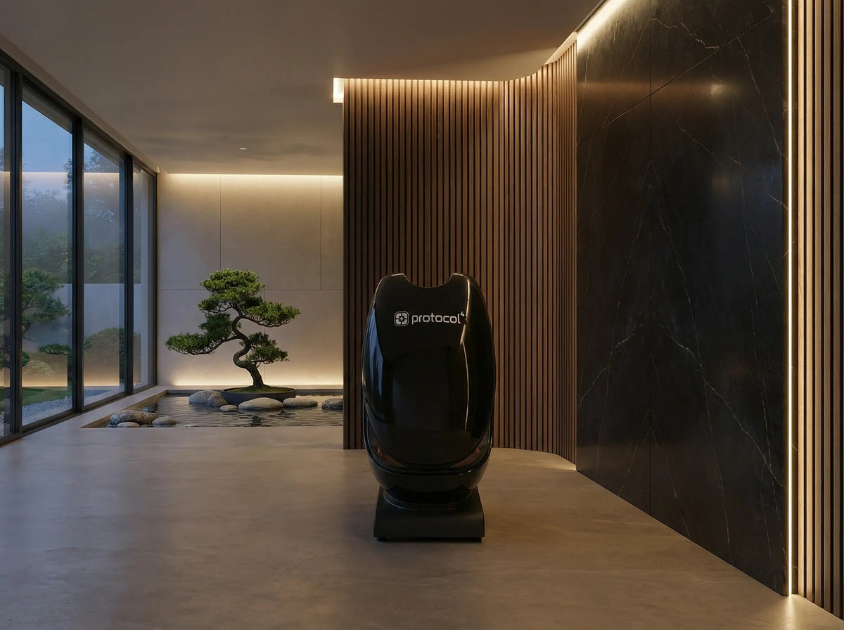 Protocol4 The Cocoon (P200) Enclosed Pod with Far Infrared Heat, Full-Body Red Light and PEMF Mattress