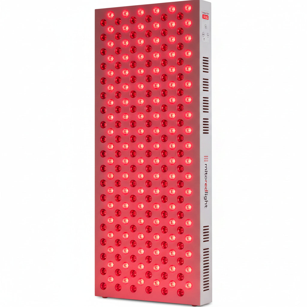 Mitomega 2.0 Red Light Therapy Panel with 300 LEDs, 660nm Red and 850nm Near-Infrared Light