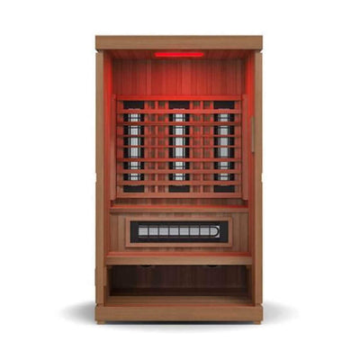 Finnmark FD-4 Trinity 2-Person Infrared and Traditional Sauna Combo with 192-Diode Red Light Panel (FD-KN004)