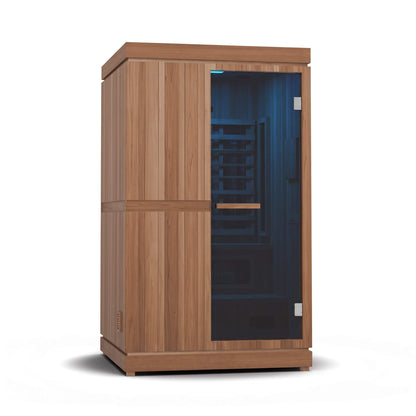 Finnmark FD-4 Trinity 2-Person Infrared and Traditional Sauna Combo with 192-Diode Red Light Panel (FD-KN004)
