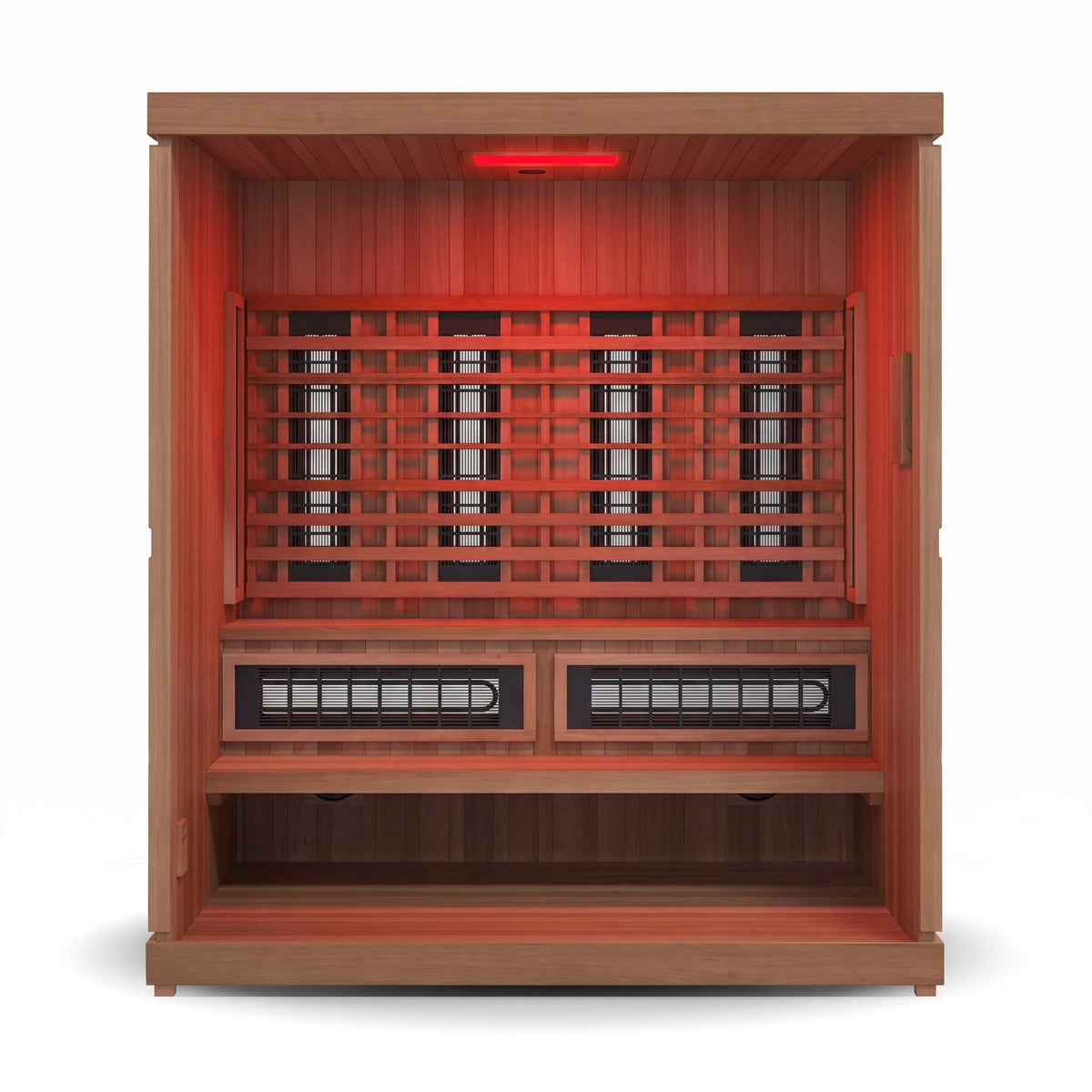 Finnmark FD-5 Trinity XL 4-Person Infrared and Traditional Sauna Combo with Red Light Panel (FD-KN005)