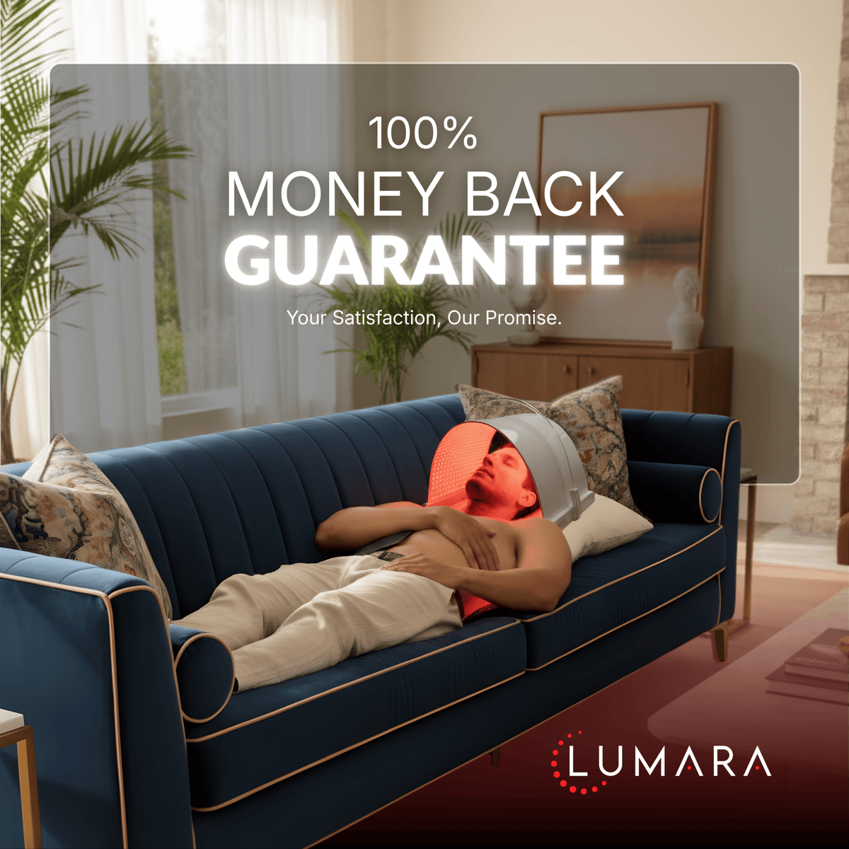 Lumara Illuminate Red V2 Red Light Therapy Panel, Thin and Flexible, 660nm